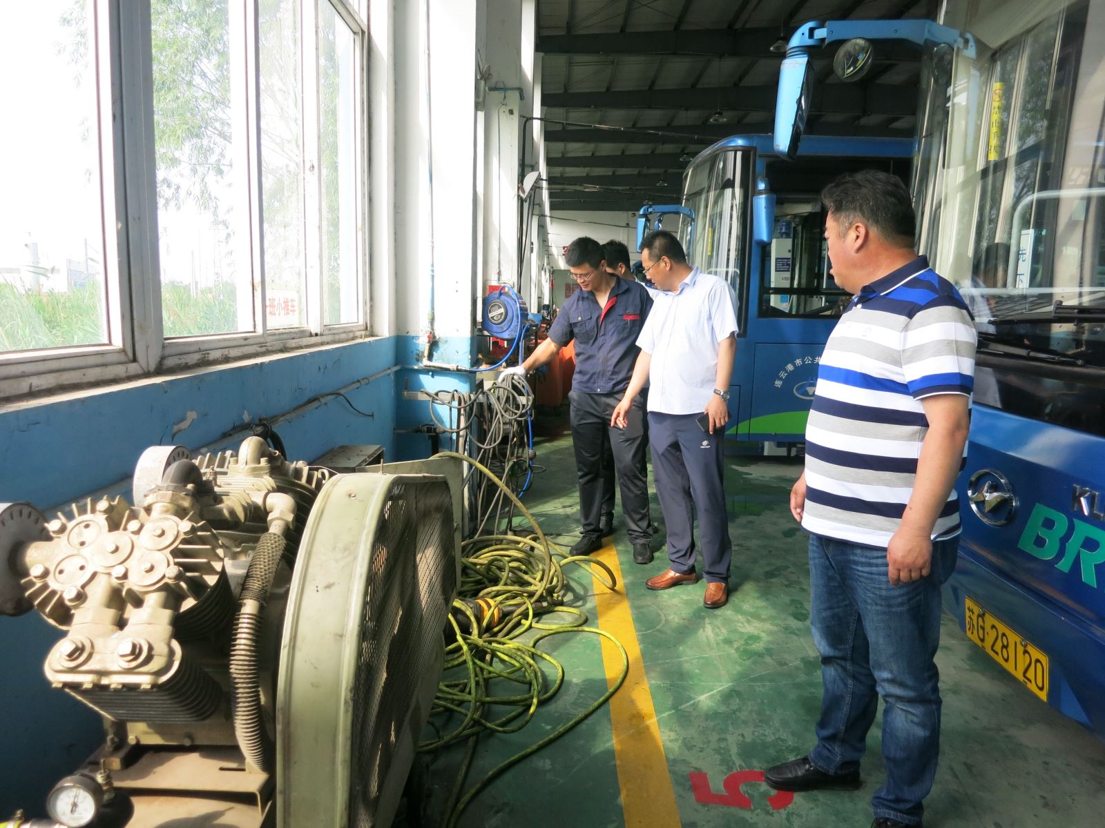 公交集團(tuán)機(jī)務(wù)技術(shù)事業(yè)部開展安全檢查工作